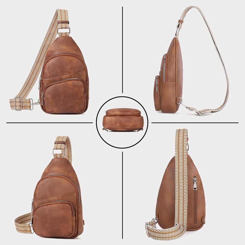 Small Sling Bag for Women, Vegan Leather Fanny Pack Crossbody Bags for - Picture 7 of 8